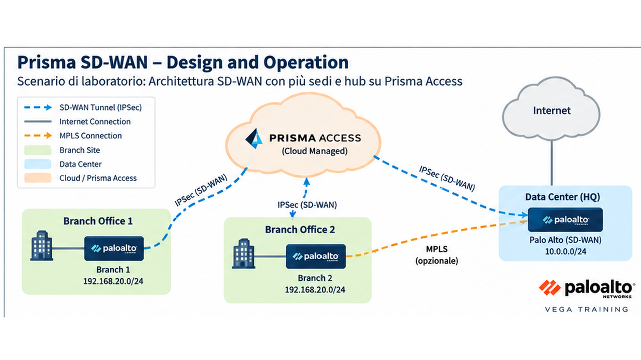 Palo Alto Lab Prisma SDWAN Design Operation