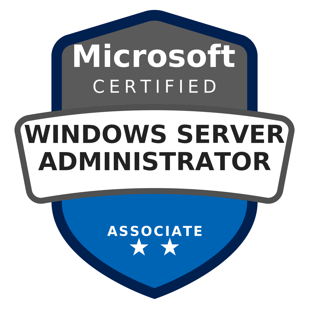 AZ 802 Microsoft Certified Windows Server Administrator Associate