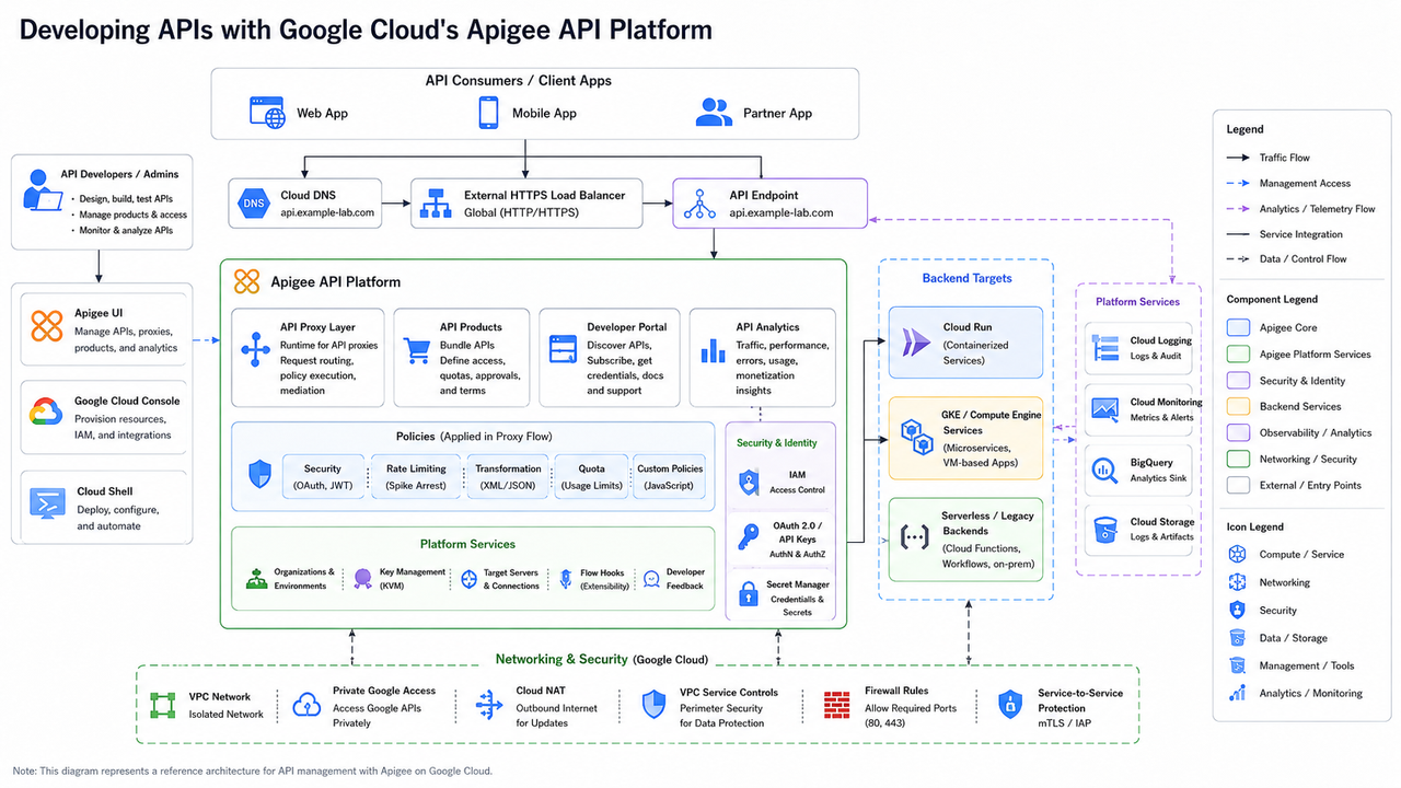 Developing APIs with Google Cloud's Apigee Apigee Api Platform