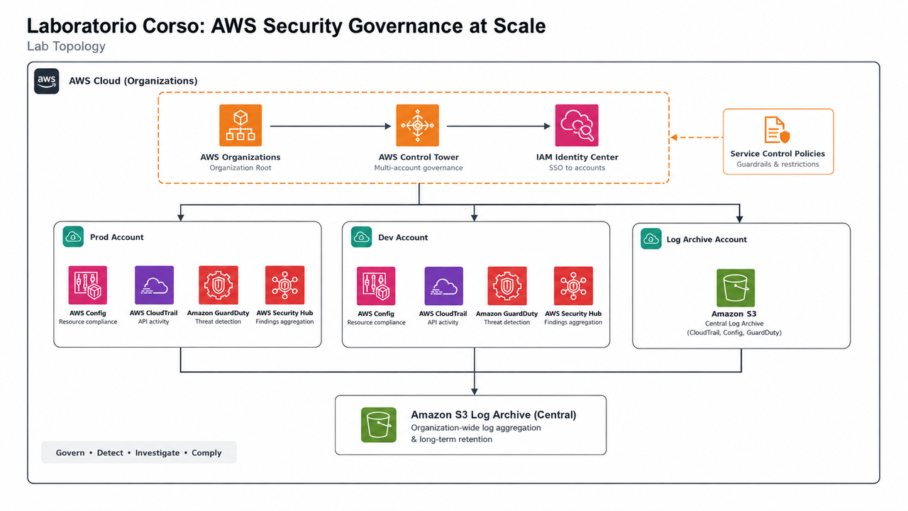 Laboratorio Corso AWS Security Governance at Scale