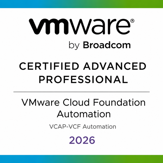 VMware Cloud Foundation Automation VCP VCF VMware Cloud Foundation Automation VCP VCF