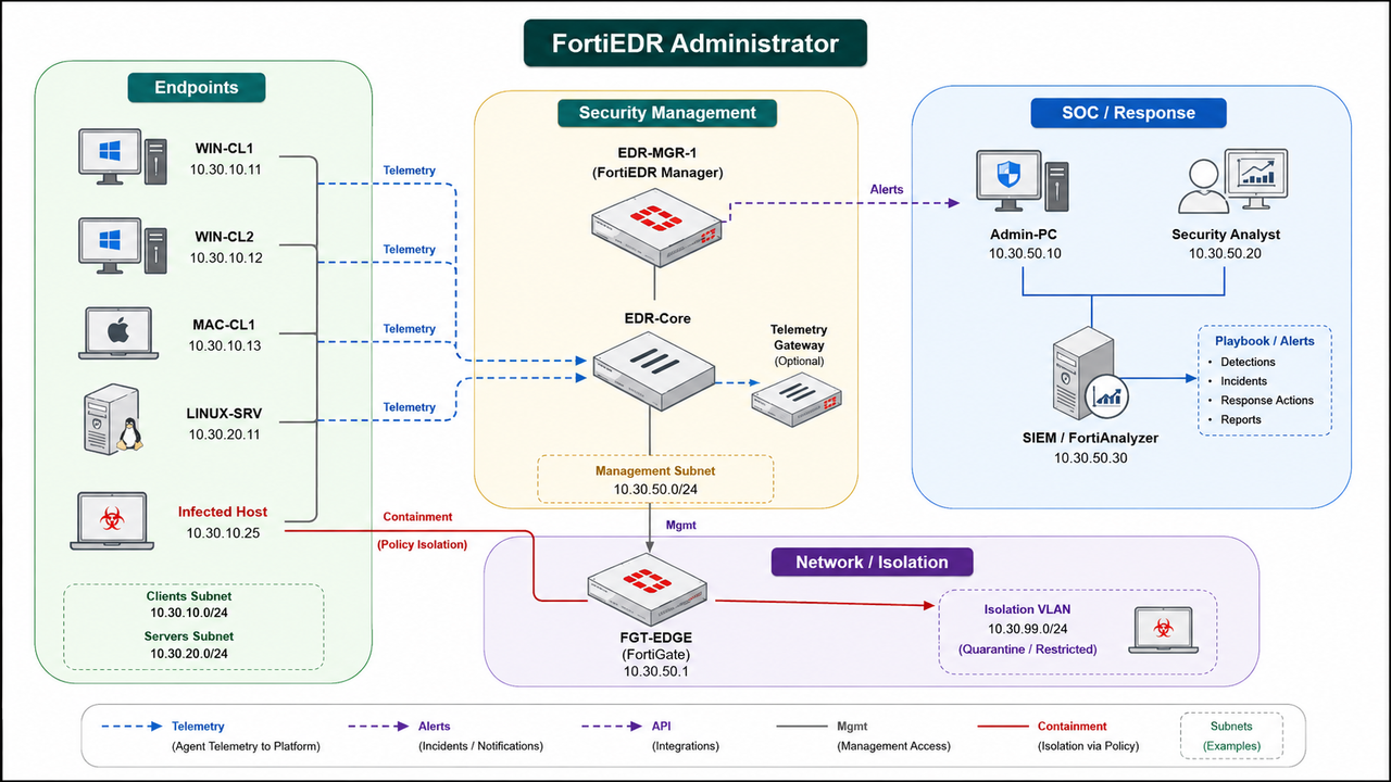 Forti EDR Administrator