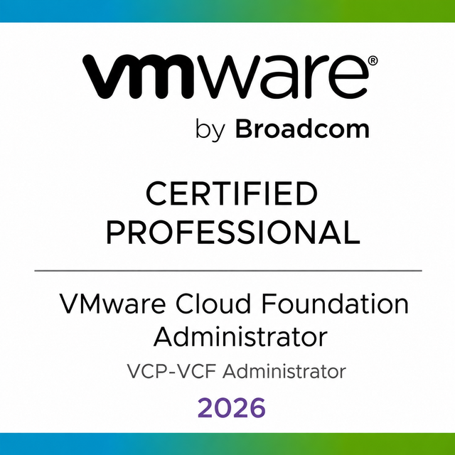 VMware Cloud Foundation Administrator VCP VCF
