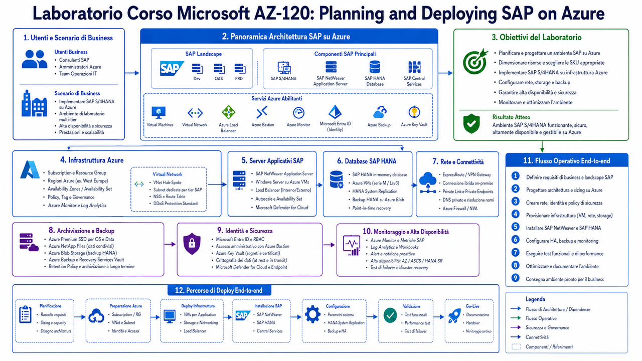 Laboratorio Corso Microsoft AZ 120 Planning and Deploying SAP on Azure