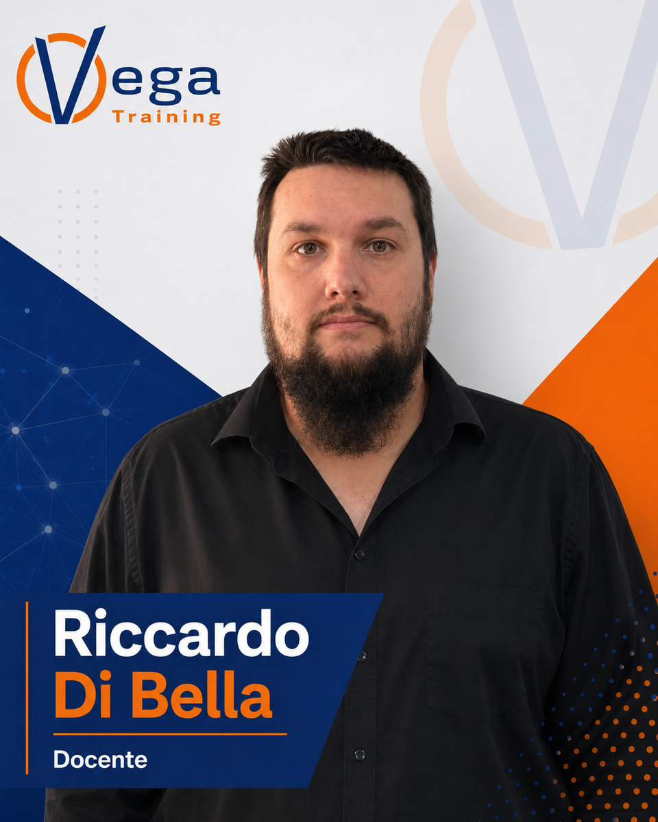 Ritratto di Riccardo Di Bella, docente Vega Training