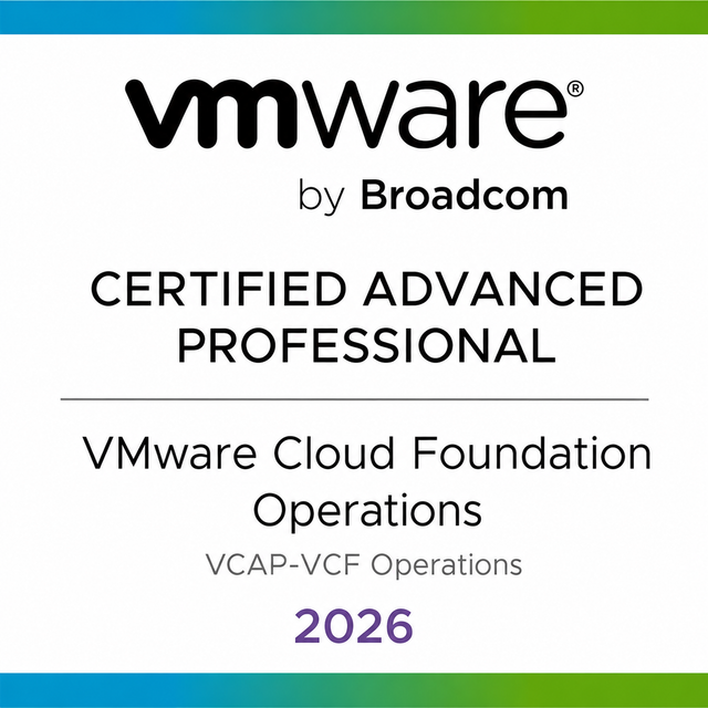 VMware Cloud Foundation Operations VCAP VCF VMware Cloud Foundation Operations VCAP VCF