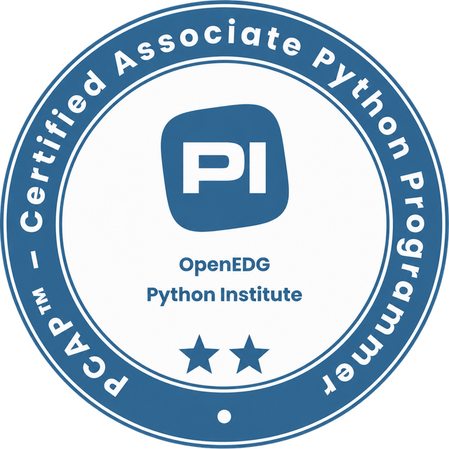 PCAP Certified Associate Python Programmer PCAP Certified Associate Python Programmer