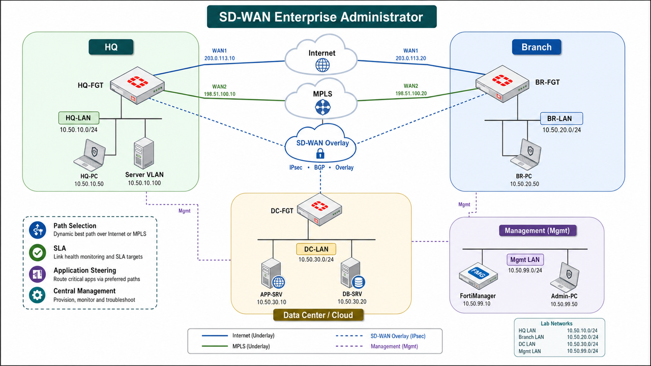 SD WAN Enterprise Adminstrator