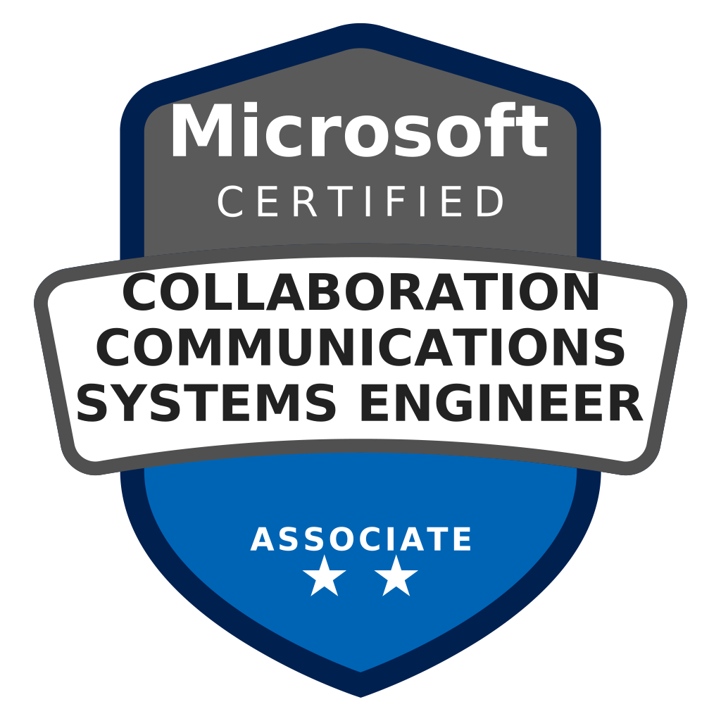 MS 721 Microsoft 365 Certified Collaboration Communications Systems Engineer Associate MS 721 Microsoft 365 Certified Collaboration Communications Systems Engineer Associate
