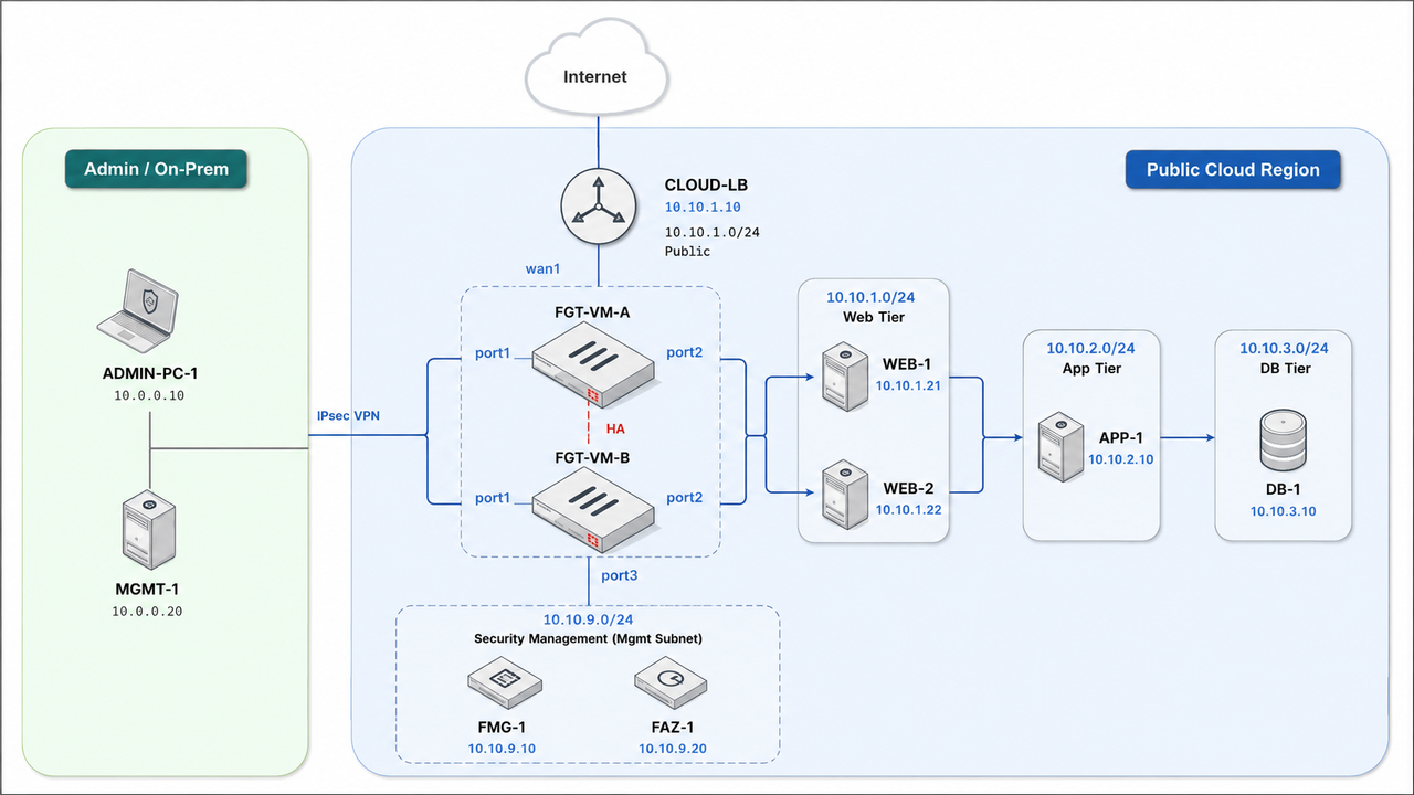 Fortinet Public Cloud security Architect