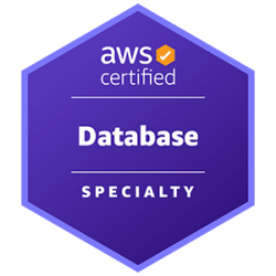 Certificazione AWS Certified Database Specialty