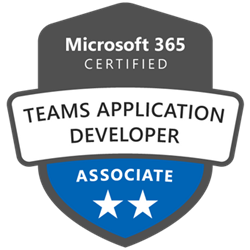 Certificazione Microsoft 365 Teams Application Developer Associate
