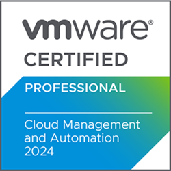 Certificazione VMware Certified Professional - Cloud Management and Automation 2024