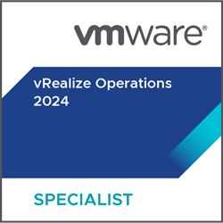 Certificazione VMware Certified Specialist - vRealize Operations 2024