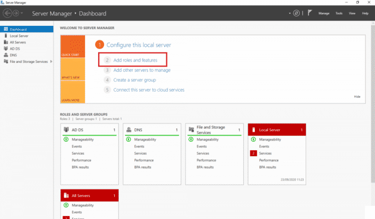 Corso Windows Server 2019